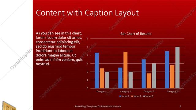 Content with Caption presentation slide layout