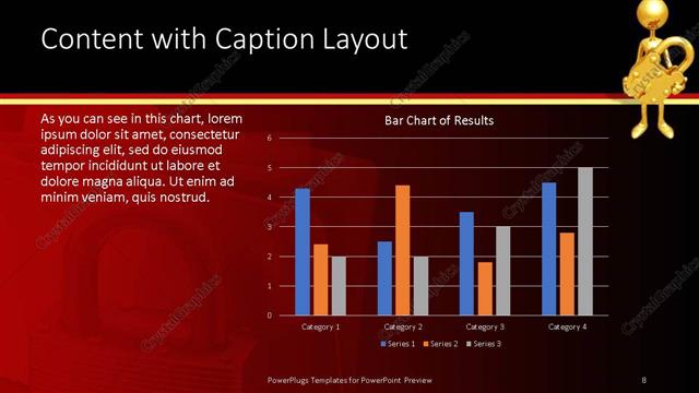 Content with Caption presentation slide layout