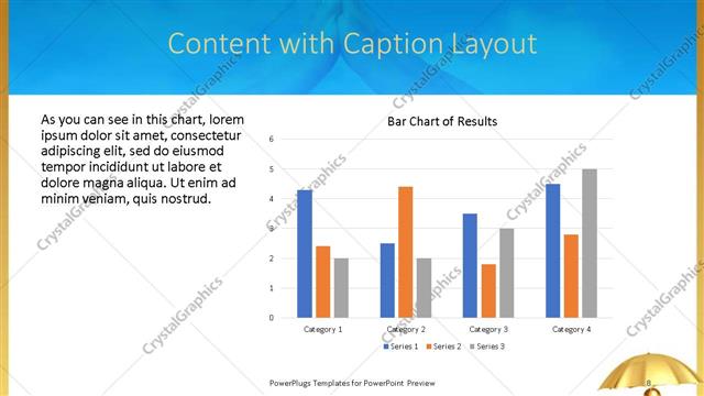 Content with Caption presentation slide layout