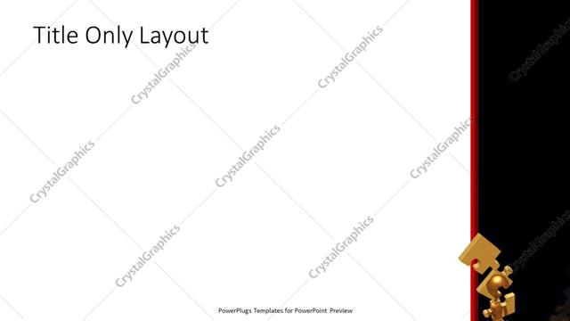 Title Only presentation slide layout