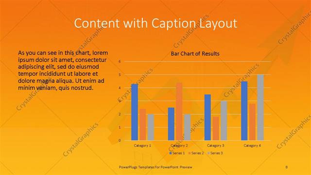 Content with Caption presentation slide layout