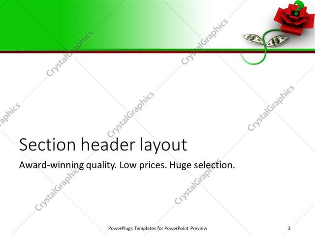 PowerPoint Template - Print Slide
