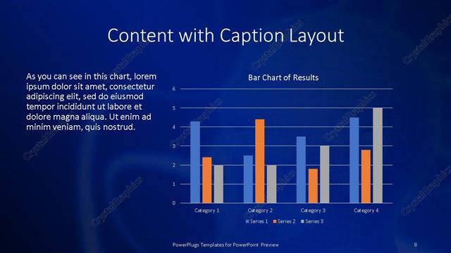 Content with Caption presentation slide layout