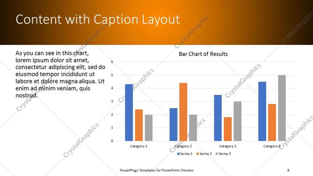 Content with Caption presentation slide layout
