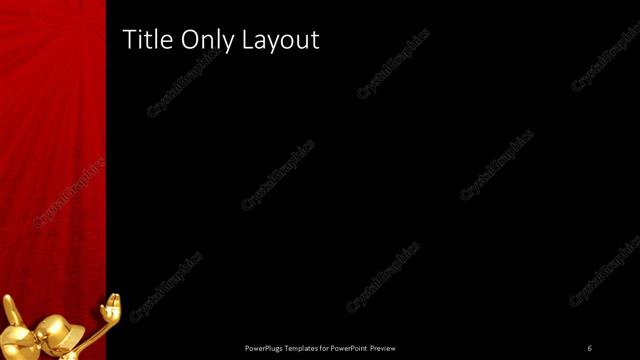 Title Only presentation slide layout