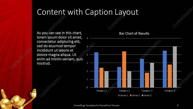 Content with Caption presentation slide layout