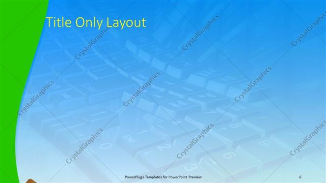 Title Only presentation slide layout