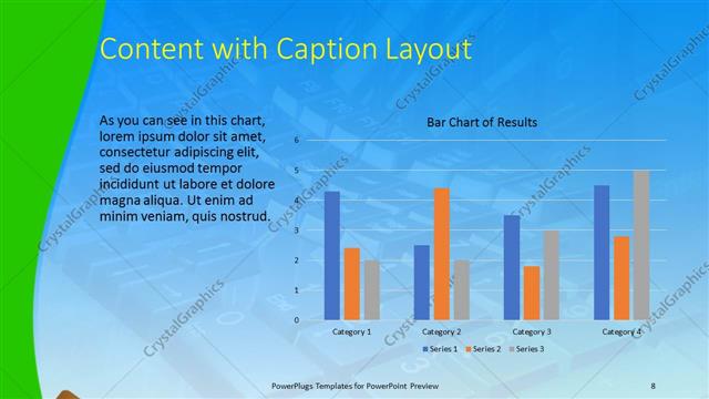 Content with Caption presentation slide layout
