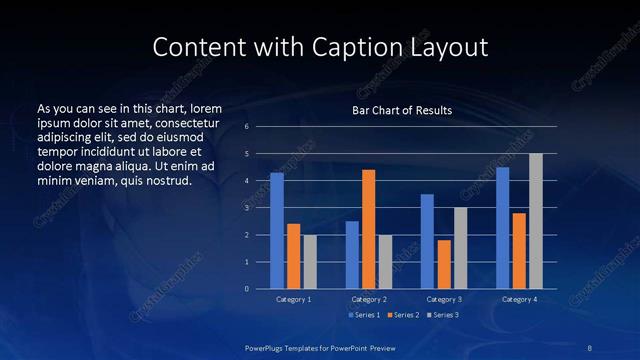 Content with Caption presentation slide layout