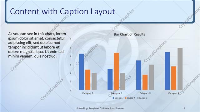 Content with Caption presentation slide layout