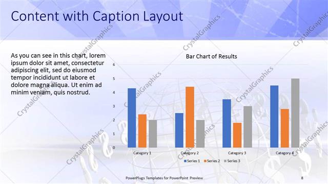 Content with Caption presentation slide layout