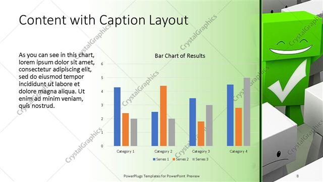 Content with Caption presentation slide layout