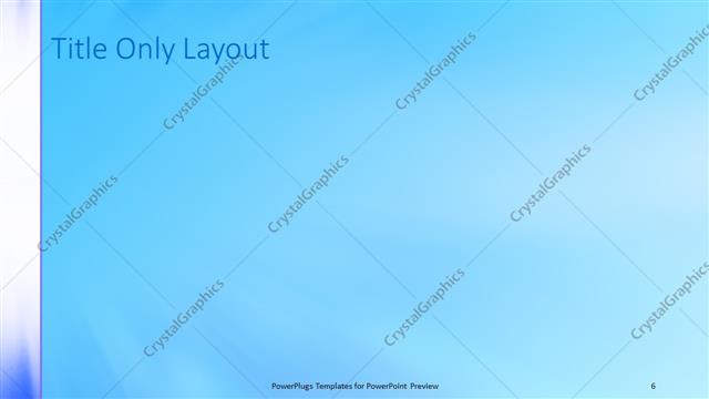 Title Only presentation slide layout