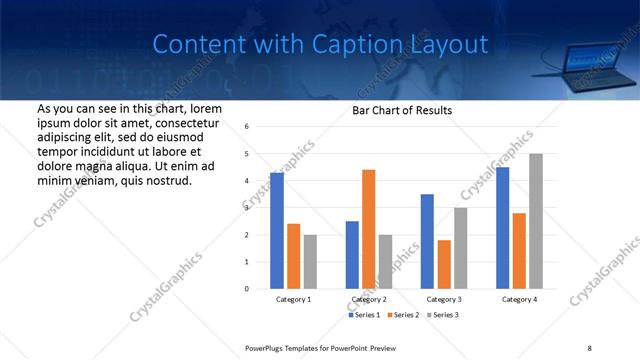 Content with Caption presentation slide layout