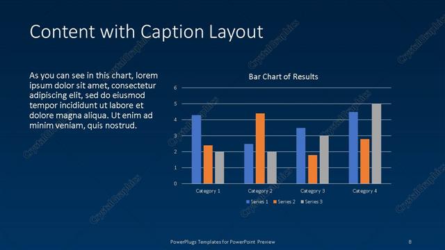 Content with Caption presentation slide layout