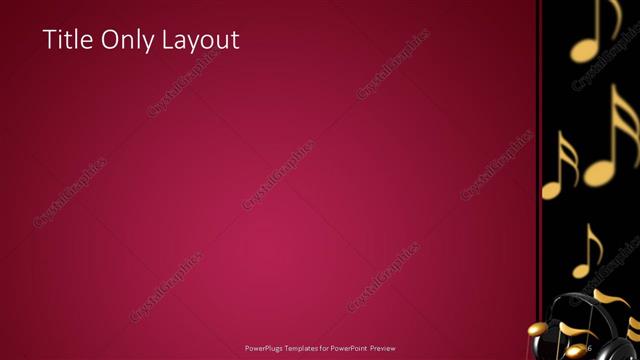 Title Only presentation slide layout