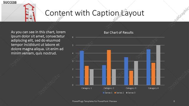 Content with Caption presentation slide layout
