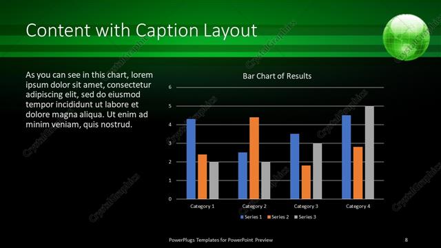 Content with Caption presentation slide layout