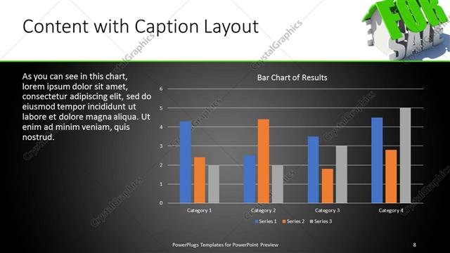 Content with Caption presentation slide layout