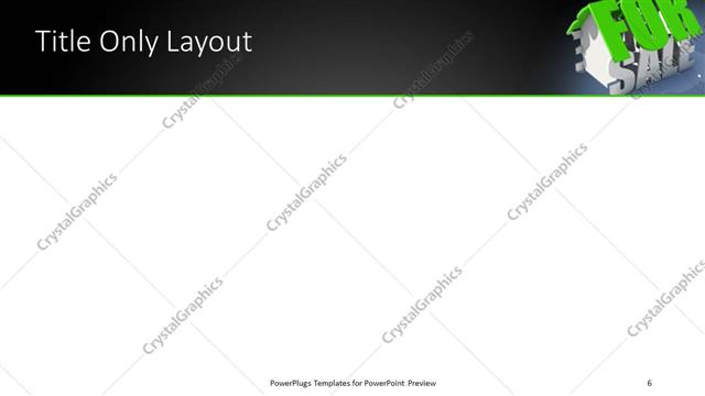 Title Only presentation slide layout