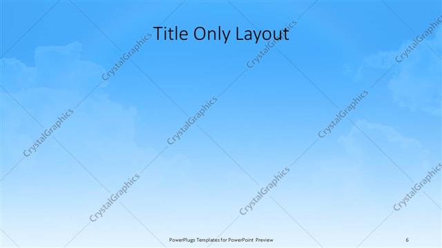 Title Only presentation slide layout