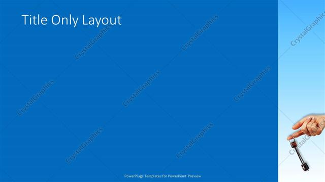 Title Only presentation slide layout