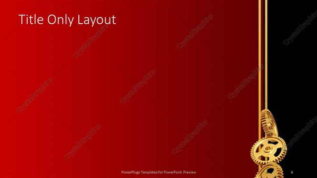 Title Only presentation slide layout