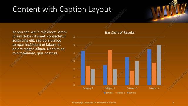 Content with Caption presentation slide layout