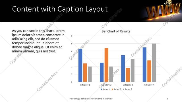 Content with Caption presentation slide layout