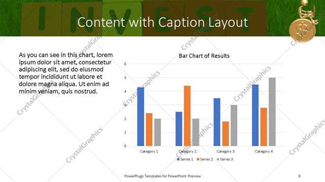 Content with Caption presentation slide layout