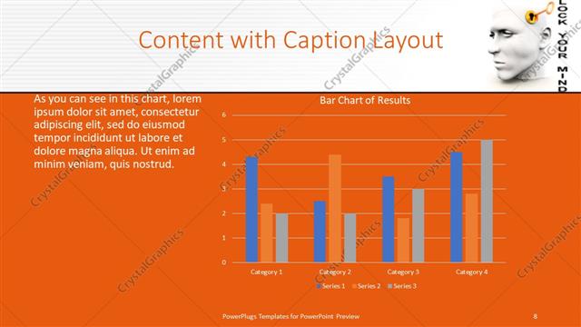 Content with Caption presentation slide layout