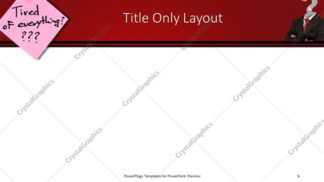 Title Only presentation slide layout