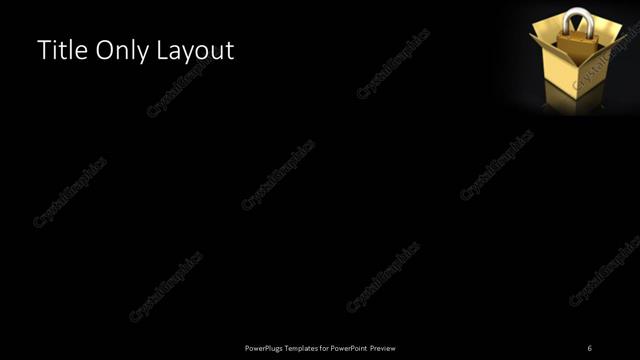 Title Only presentation slide layout