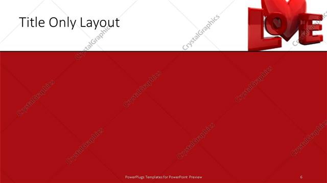 Title Only presentation slide layout