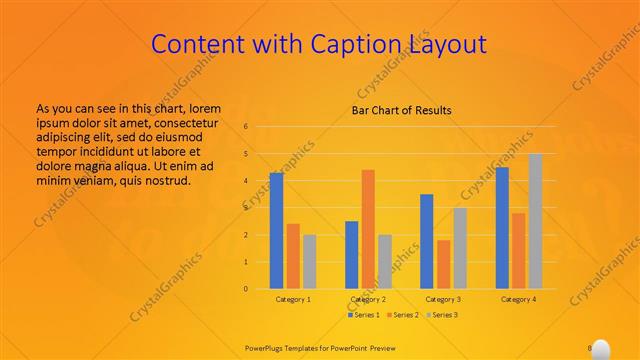 Content with Caption presentation slide layout