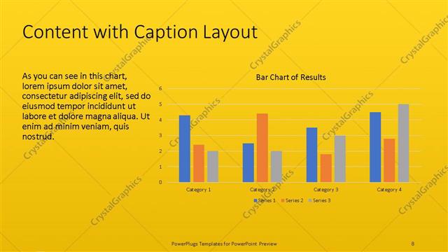 Content with Caption presentation slide layout