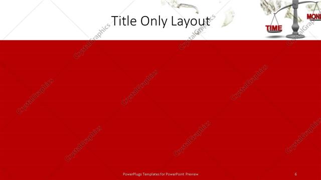 Title Only presentation slide layout