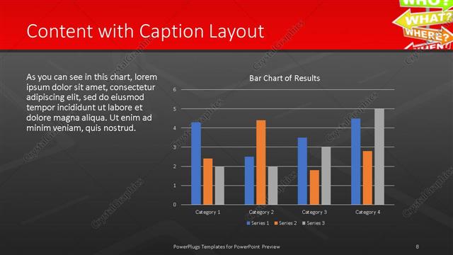 Content with Caption presentation slide layout