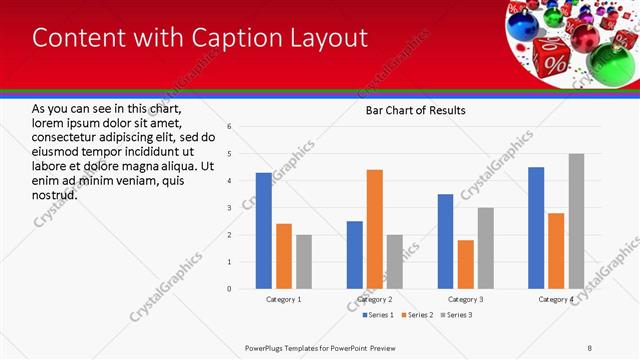 Content with Caption presentation slide layout