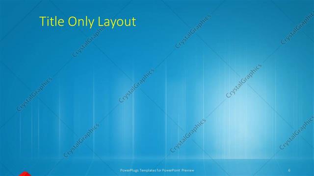 Title Only presentation slide layout