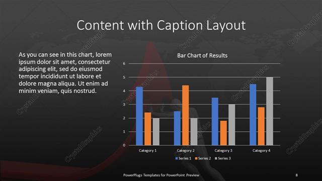 Content with Caption presentation slide layout
