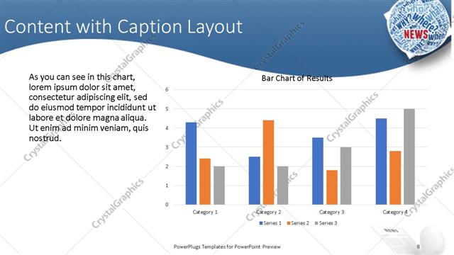 Content with Caption presentation slide layout