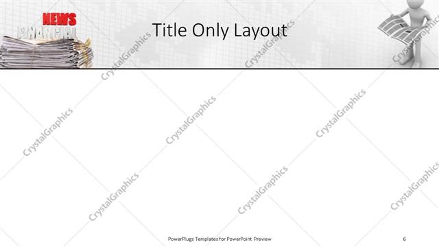 Title Only presentation slide layout