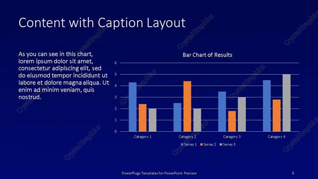 Content with Caption presentation slide layout