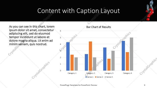 Content with Caption presentation slide layout