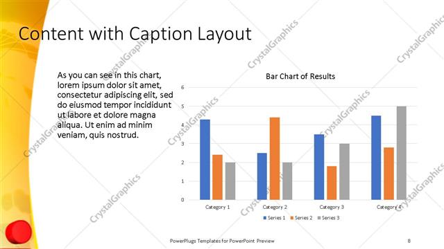 Content with Caption presentation slide layout
