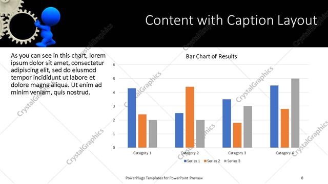 Content with Caption presentation slide layout