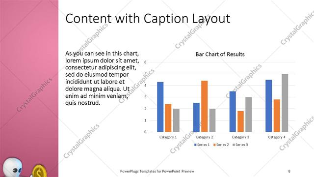 Content with Caption presentation slide layout
