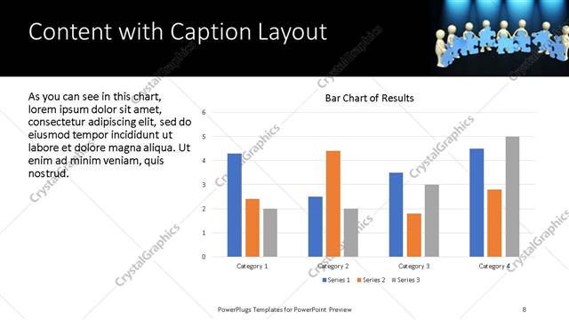 Content with Caption presentation slide layout
