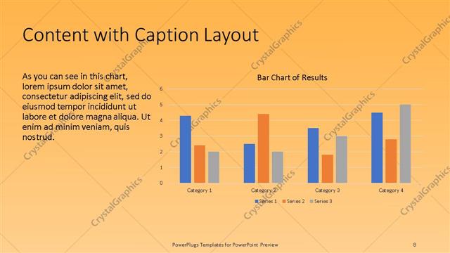 Content with Caption presentation slide layout